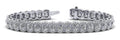 Halo Vintage Diamond Bracelet Diamond  with 9.10 ct.(finished) 1.3mm, 3.75mm