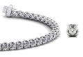 Fiery Flame Diamond  Tennis Bracelet with 5.15 ct.(finished) 3mm