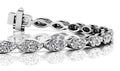 Marquise Elegant Diamond Bracelet with 3.24 ct.(finished) 2.5mm