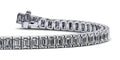 Sparkling Emerald Cut Diamond Bracelet with 10.24 ct.(finished) 3.3x2.4mm