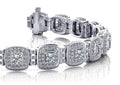 Fanciful Diamond Bracelet Diamond  with 6.39 ct.(finished) 1.1mm, 3.4mm