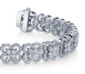 Blossoming Beauty Diamond Bracelet Diamond  with 5.06 ct.(finished) 1mm, 1.8mm