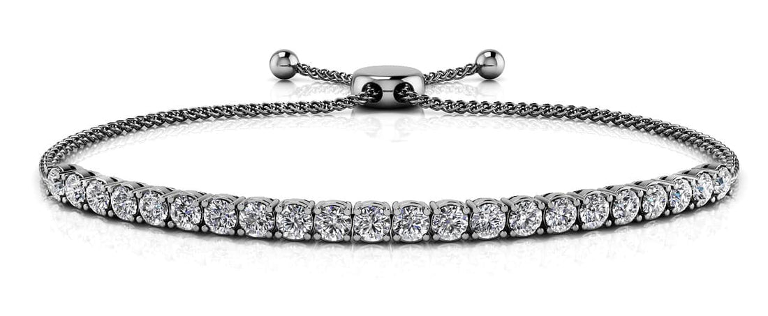 Timeless Dreams Adjustable Bracelet Diamond  with 2.88 ct.(finished) 3.5mm