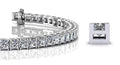 Princess Cut Dreams Bracelet Diamond  with 7.50 ct.(finished) 2.75mm