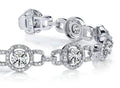 Stylish Circles Diamond Bracelet Lab-Grown Diamond  with 7.24 ct.(finished) 1.1mm, 5mm