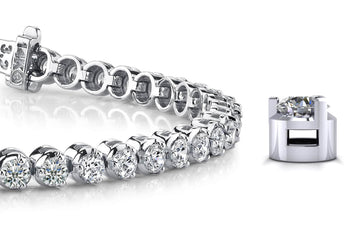 3 Prong Dreams Diamond Tennis Bracelet with 4.83 ct.(finished) 3mm