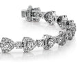 Triangular Diamond Link Bracelet Diamond  with 5.59 ct.(finished) 1.2mm, 2.7mm