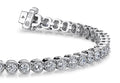 Vintage Dreams Tennis Bracelet Diamond  with 5.04 ct.(finished) 3.2mm