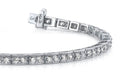 Vintage Double Diamond Box Bracelet Diamond  with 1.98 ct.(finished) 1.8mm