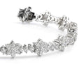 Diamond Cluster Bracelet Diamond  with 5.10 ct.(finished) 1.9mm, 2.2mm, 2.6mm