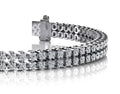 Double Row Diamond Bracelet Diamond  with 4.16 ct.(finished) 2.0mm