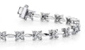 Flower Link Diamond Bracelet with 1.94 ct.(finished) 1.7mm
