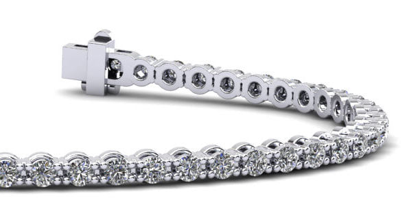 Classic Link Diamond  Tennis Bracelet with 3.00 ct.(finished) 2.5mm