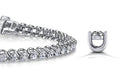 Scoop Link Diamond  Tennis Bracelet with 3.98 ct.(finished) 2.7mm