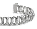 Intertwined Diamond Bracelet Diamond  with 5.01 ct.(finished) 1.5mm, 1.75mm, 2mm