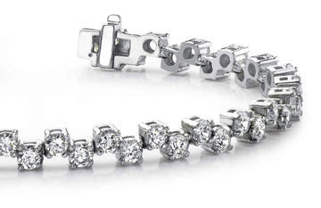Zig Zag Diamond Bracelet Lab-Grown Diamond  with 2.00 ct.(finished) 1.9mm