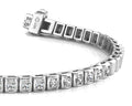 Box Link Diamond Bracelet with 0.53 ct.(finished) 2.25mm