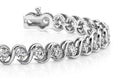S Link Diamond Bracelet with 1.08 ct.(finished) 1.9mm