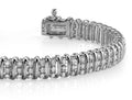 Triple Illusion Diamond Bracelet Diamond  with 2.97 ct.(finished) 1.5mm