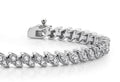 Two Peas In A Pod Diamond Bracelet Diamond  with 3.06 ct.(finished) 2mm