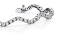 Winding Road Diamond Bracelet Diamond  with 5.04 ct.(finished) 3mm
