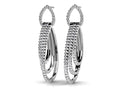 Red Carpet Diamond Dangle Earrings Lab-Grown Diamond  with 3.12 ct.(finished) 1.6mm