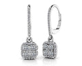 Lucky In Love Diamond Drop Earrings Lab-Grown Diamond  with 0.80 ct.(finished) 1mm, 2.5mm