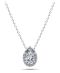 Pear Shape Diamond Dreams Necklace Diamond  with 1.90 ct.(finished)