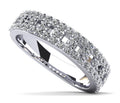 Modern Diamond Anniversary Ring Diamond  with 0.69 ct.(finished) 1.4mm