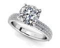 Ever After Four Prong Diamond Engagement Ring Diamond  with 0.92 ct. (0.50 ct. center diamond)