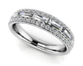 Everlasting Romance Diamond Anniversary Ring Diamond  with 0.88 ct.(finished) 4x1.5mm, 1.1mm