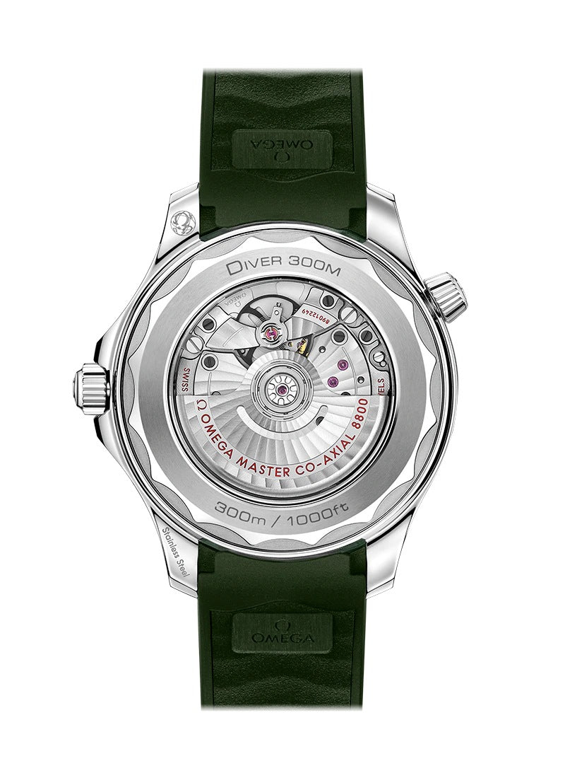 Seamaster Master Diver 40mm Green dial on strap NEW/UNWORN 2025