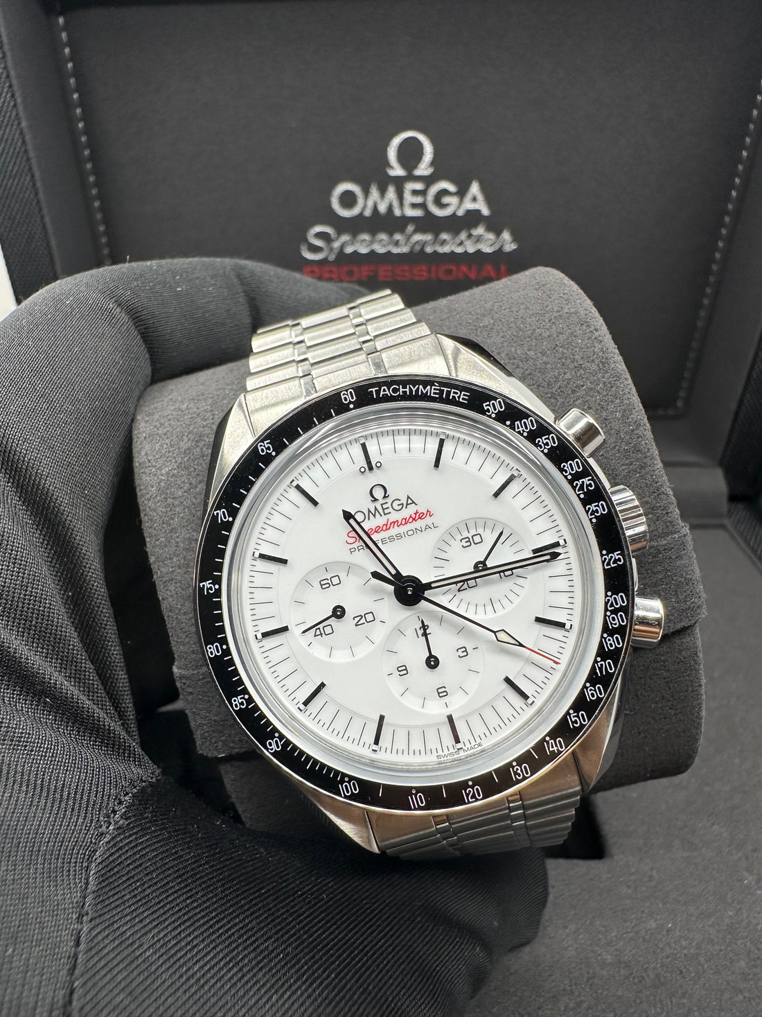Omega Speedmaster Moonwatch White Dial Sapphire 42mm 2025