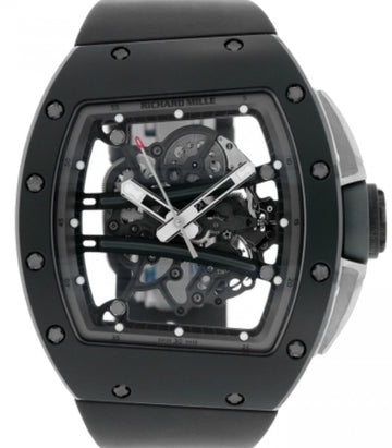 Richard Mille Manual WInding Yohan Blake Grey Edition Black Ceramic RM 61-01 - BRAND NEW